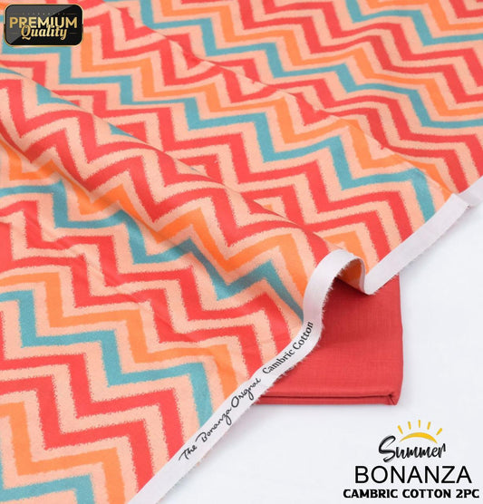 Digital Printed Cambric Cotton Shirt 2.5 meter