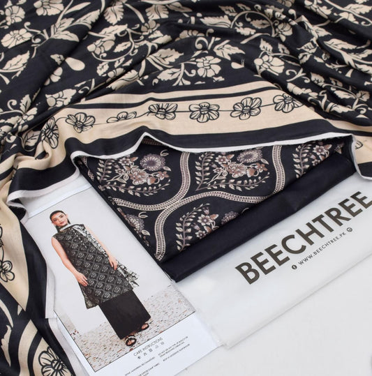 Beechtree 3-Piece Printed Suit - Timeless Elegance! 👗