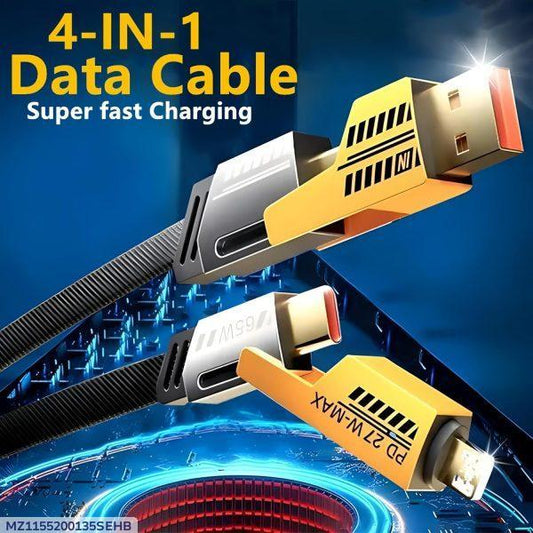 4 in 1 Charging Cable - 65 Watts
