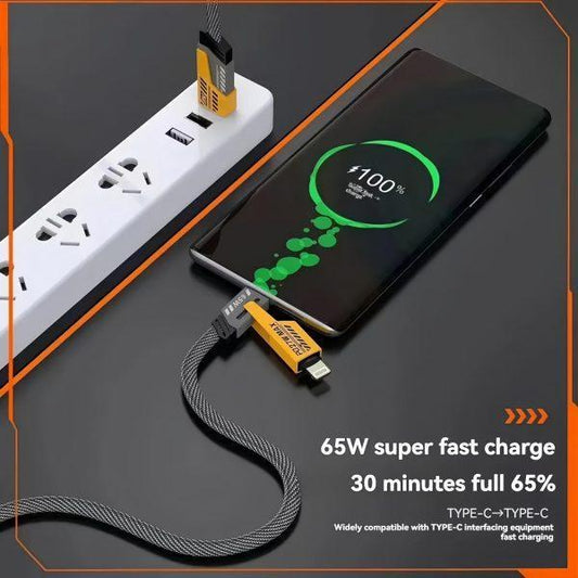 4 in 1 Charging Cable - 65 Watts